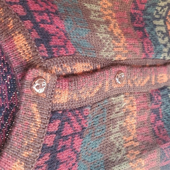 The Alpaca Connection Cardigan  Sweater Button Up Crewneck Sz M. Women's - Picture 5 of 12